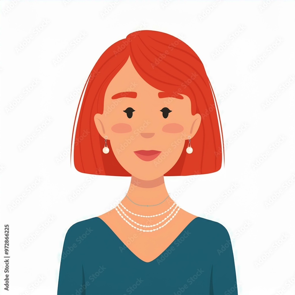 The woman wears fashionable accessories and a hat. The woman wears fashionable accessories and a hat.