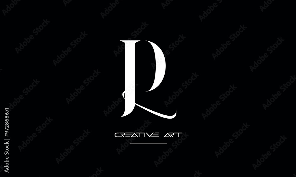 JD, DJ, J, D abstract letters logo monogram JD, DJ, J, D abstract letters logo monogram