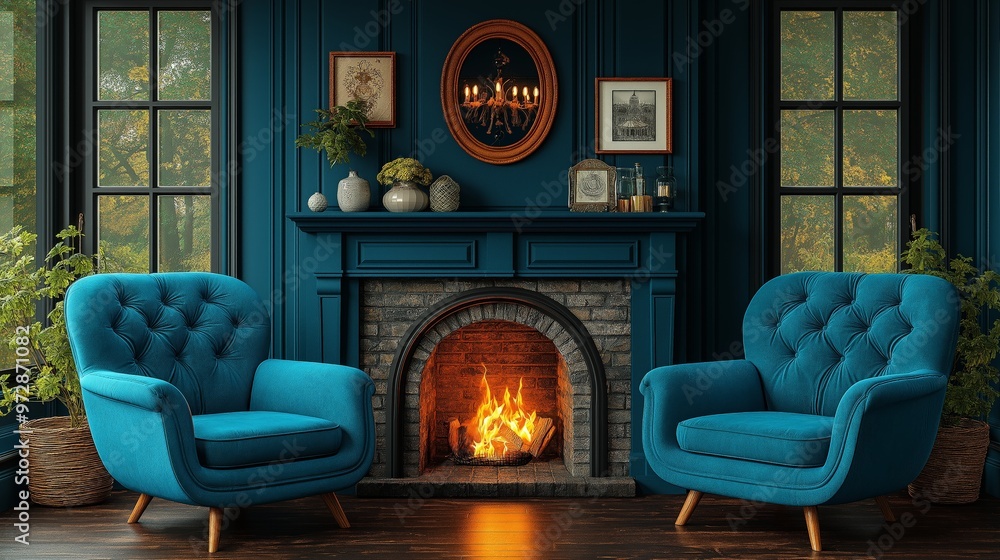 Luxury home decor with a modern elegant living room Luxury home decor with a modern elegant living room