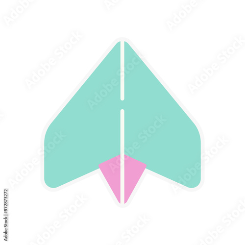 paper airplane with textbooks as wings