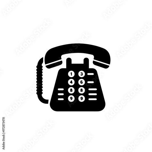 telephone icon. Phone icon.