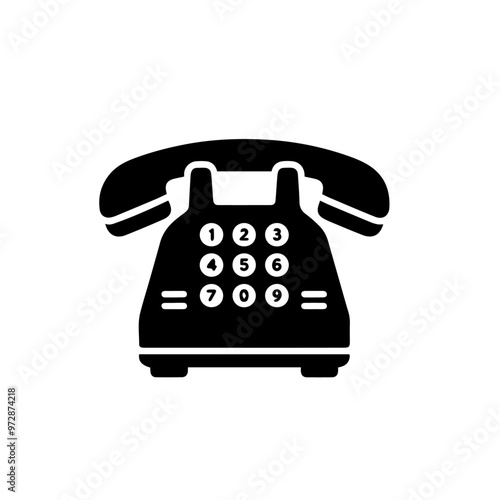 telephone icon. Phone icon.