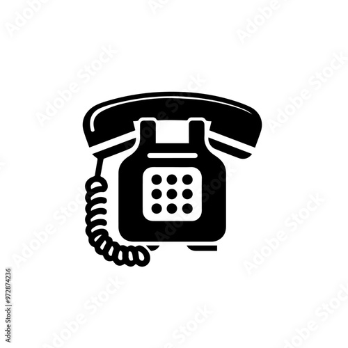 telephone icon. Phone icon.