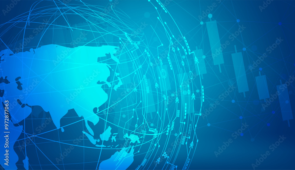 Global network background. World map with coherent nodes along the lines. Icon Communications. social network. information technology Global network background. World map with coherent nodes along the lines. Icon Communications. social network. information technology