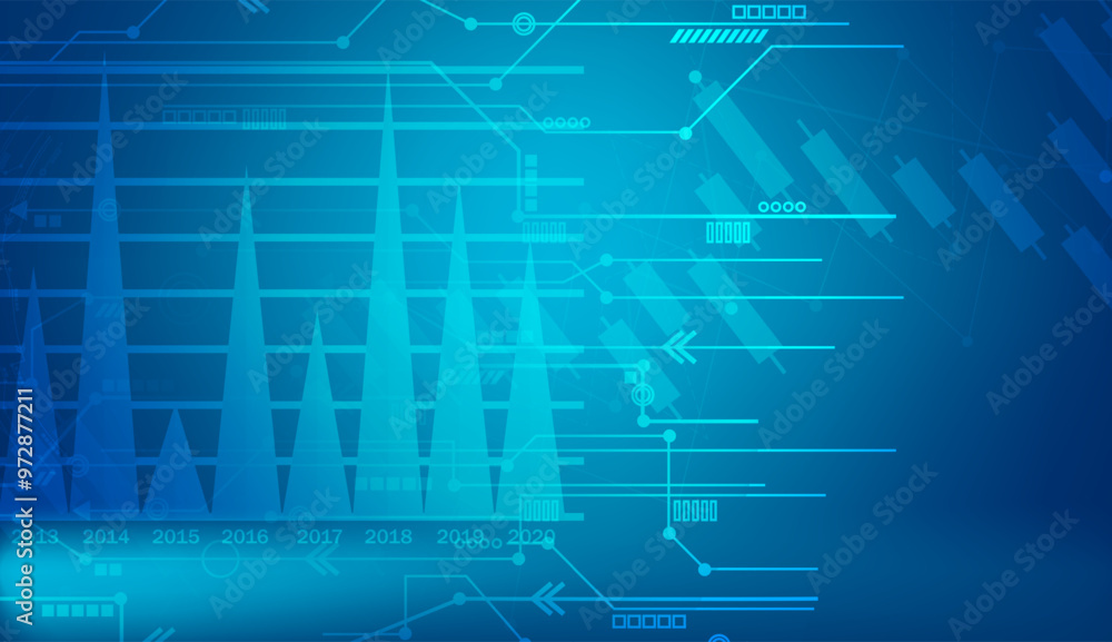 Cloud Computing and Networks Concept Design on a Blue Background Cloud Computing and Networks Concept Design on a Blue Background