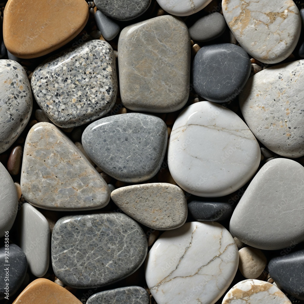 A detailed shot of multiple rocks, ideal for use in scientific or educational contexts A detailed shot of multiple rocks, ideal for use in scientific or educational contexts