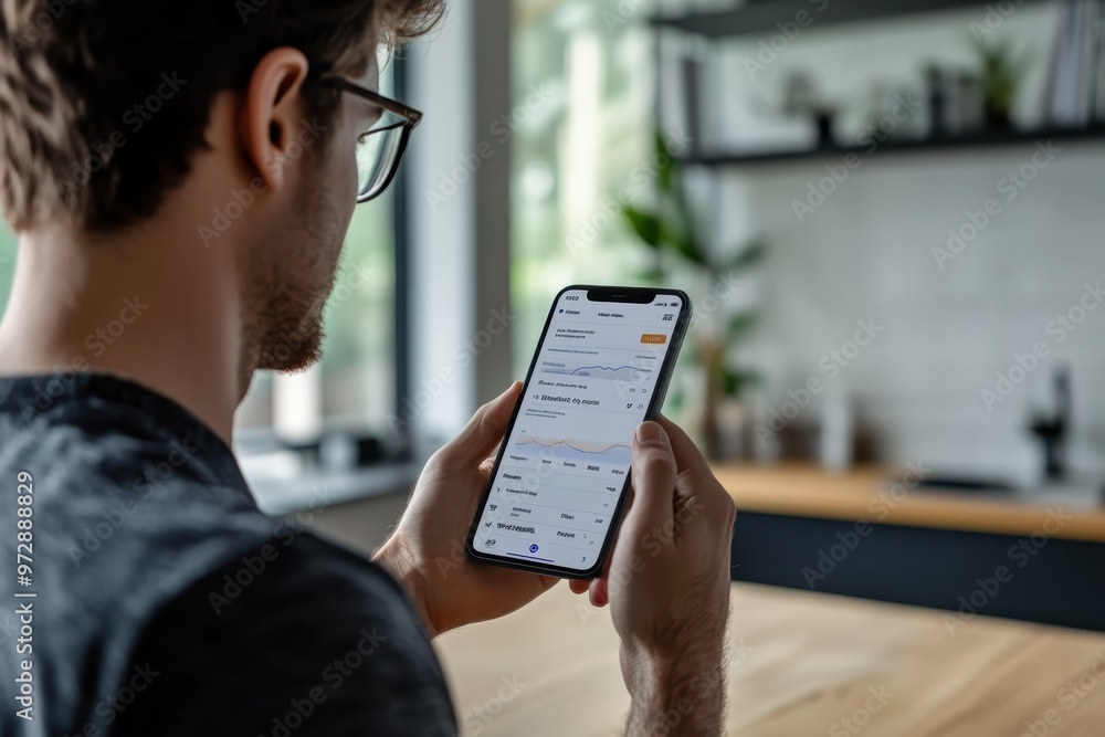 Gen Z client using a personalized debt management app – Advisor offering suggestions through notifications, making complex financial management simple and accessible, fintech trust Gen Z client using a personalized debt management app – Advisor offering suggestions through notifications, making complex financial management simple and accessible, fintech trust