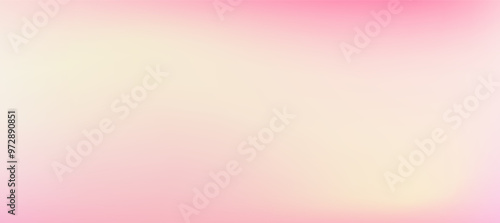 Smooth beige and pink wave gradient background. Soft silk color texture for banner, flyer, presentation, graphic design. Vector illustration with abstract blurred wavy backdrop