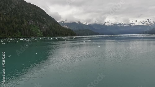 Cruising the icy straits of Prince William Sound Alaska