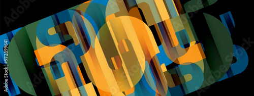 Lines, abstract letter style design background. Geometric vector Illustration For Wallpaper, Banner, Background, Card, Book Illustration, landing page