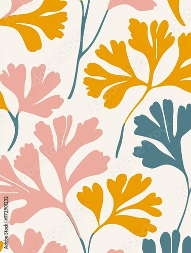 seamless floral minimalist, pastel color, pattern style --chaos 30 --ar 3:4 --weird 500 --v 6.1 Job ID: 46f691c2-d522-4182-865a-9f08593169bc