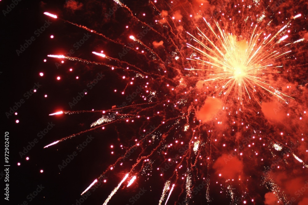 Fototapeta premium Celebrating independence day with spectacular fireworks display