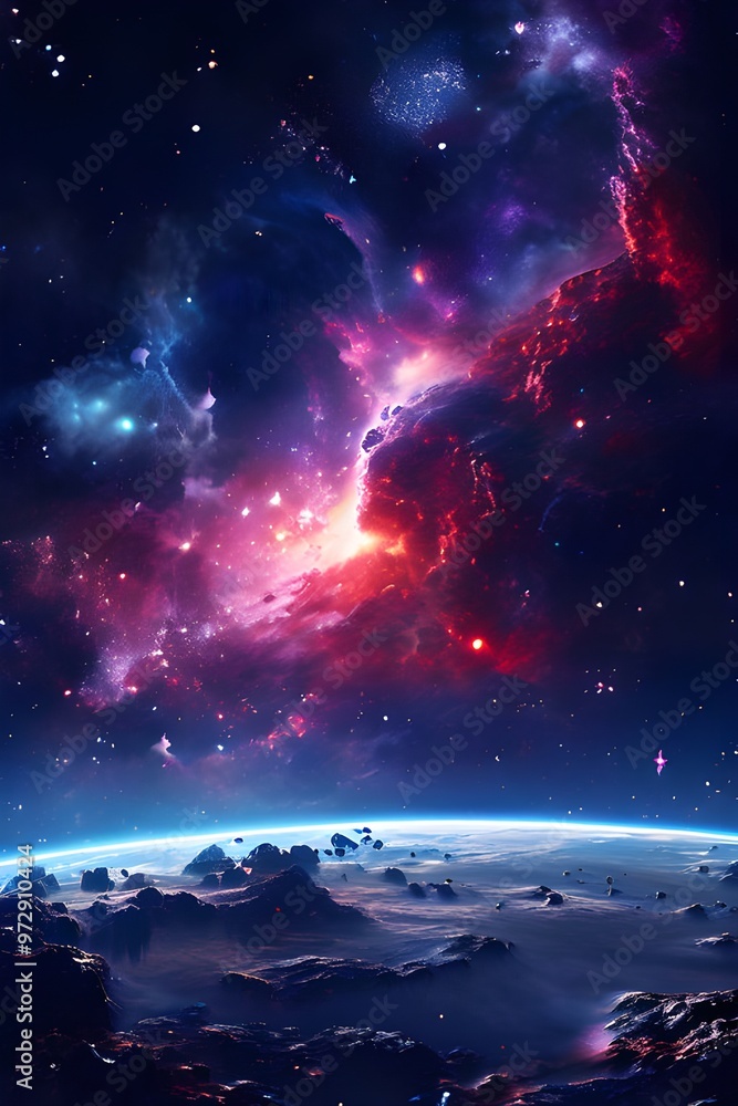 Colorful space galaxy cloud nebula. Stary night cosmos. Universe science astronomy. Supernova background wallpaper
Colorful space galaxy cloud nebula. Stary night cosmos. Universe science astronomy. Supernova background wallpaper