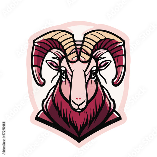 vector illustration of a sheep