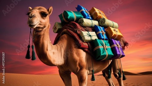 Camel Carrying Gifts
