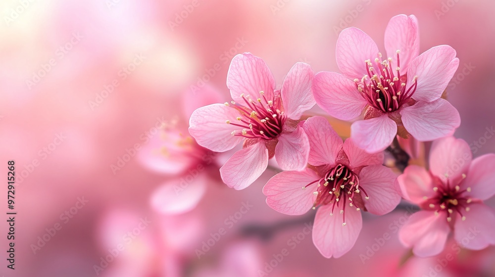 breathtaking pink cherry blossoms in full bloom during springtime creating a colorful and vibrant banner background for any design breathtaking pink cherry blossoms in full bloom during springtime creating a colorful and vibrant banner background for any design