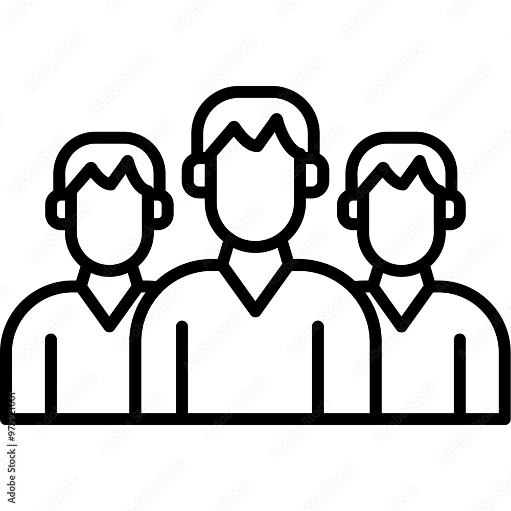 Work Team Icon Work Team Icon