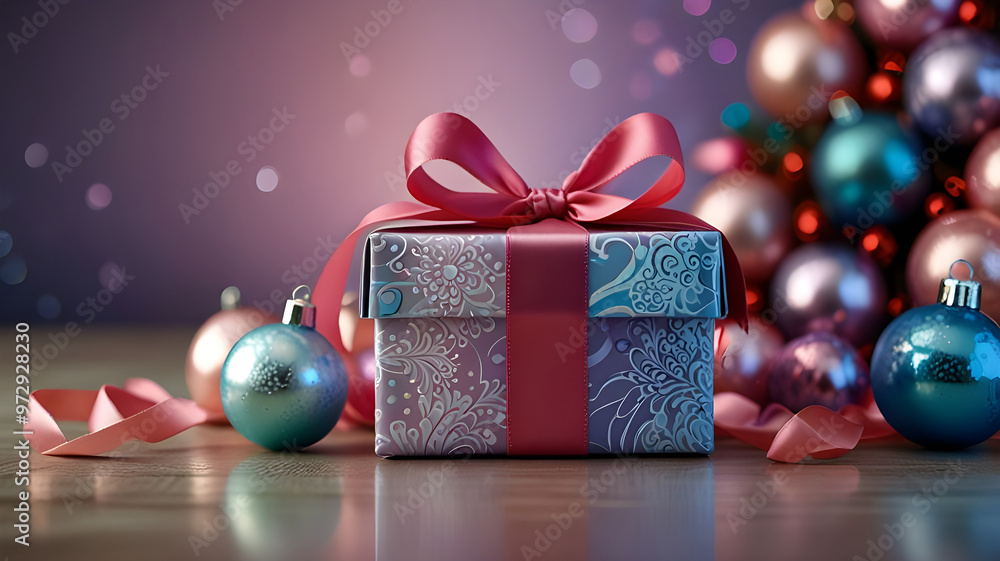 Christmas tree with boxes. Christmas background with gift boxes and balls. Christmas tree with boxes. Christmas background with gift boxes and balls.
