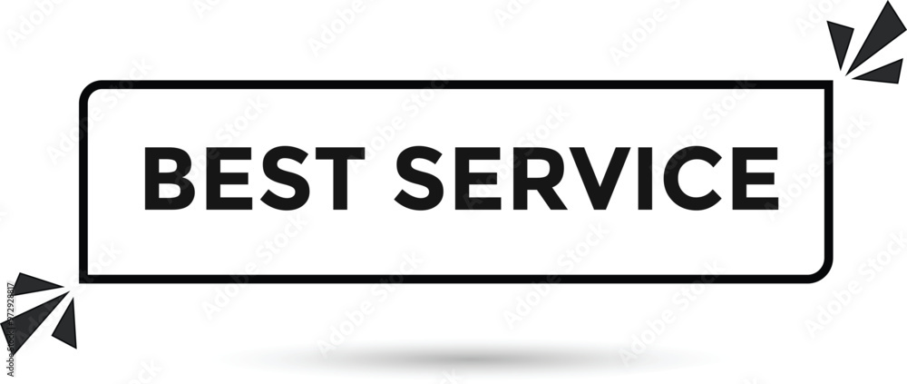 Obraz premium Best services button web banner templates. Vector Illustration 