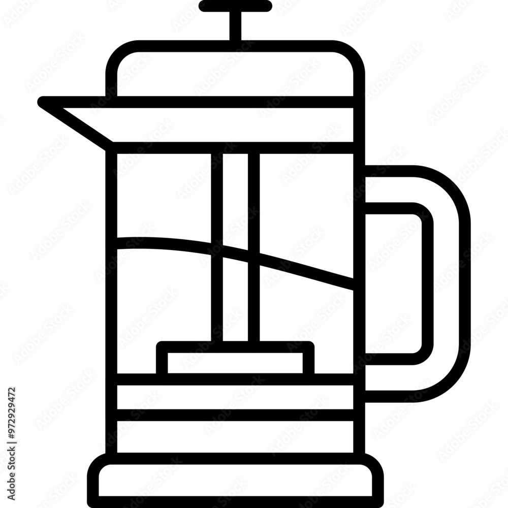 French Press Icon