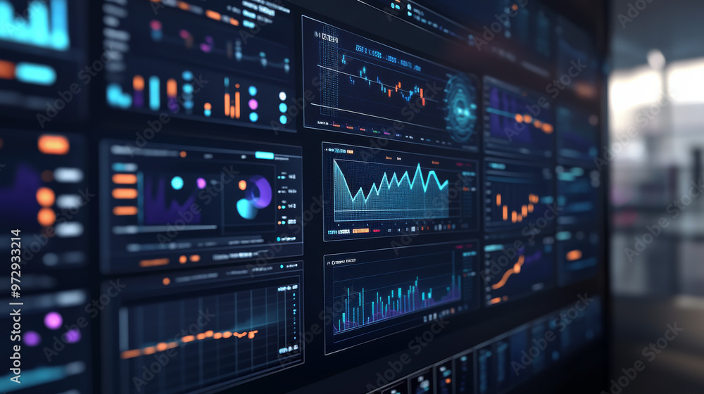 Data visualization dashboards driving decision-making in industry