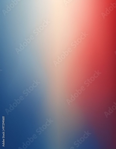 A smooth, abstract gradient blending red, white, and blue hues. Suitable for backgrounds, patriotic themes, digital art, design projects, or marketing materials.