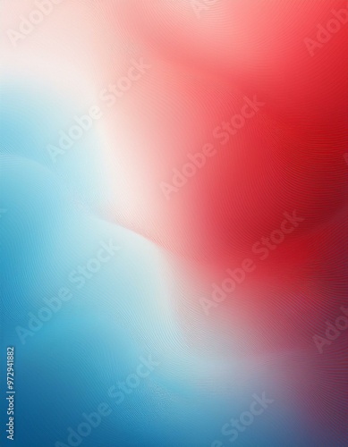 A smooth, abstract gradient blending red, white, and blue hues. Suitable for backgrounds, patriotic themes, digital art, design projects, or marketing materials.