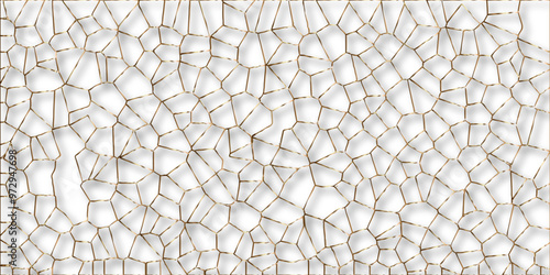 Abstract golden hexagon graphic ornament. arabian Stylish Seamless pattern on white background. Creative design. Design for book, notebook and calendar covers. high quality textile design, vector .	
