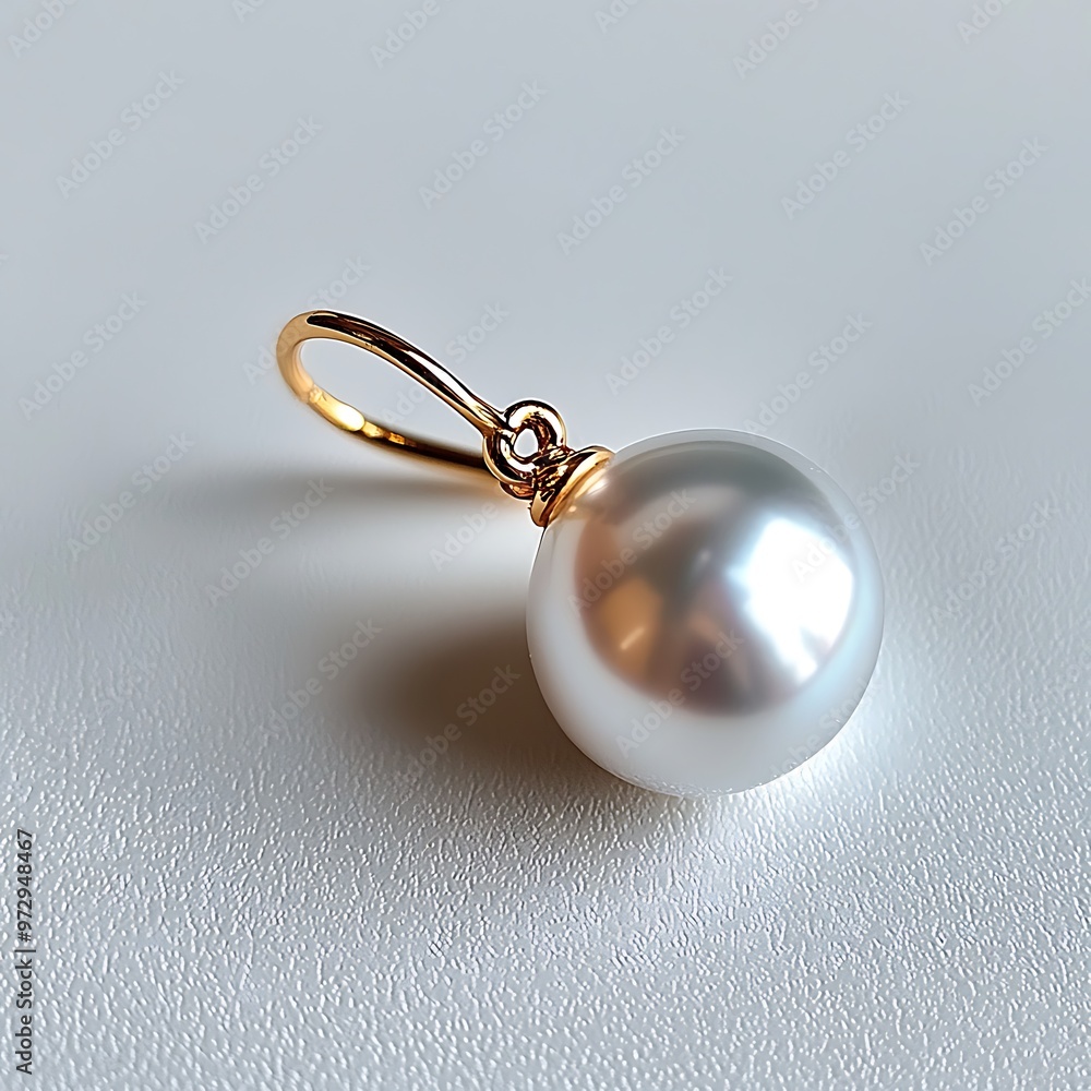 A timeless gold pearl pendant shines with classic elegance and understated beauty. A timeless gold pearl pendant shines with classic elegance and understated beauty.