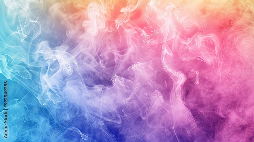 A vibrant swirl of colorful smoke, blending shades of blue, pink, and orange, creating an abstract and dreamy visual effect. A vibrant swirl of colorful smoke, blending shades of blue, pink, and orange, creating an abstract and dreamy visual effect.
