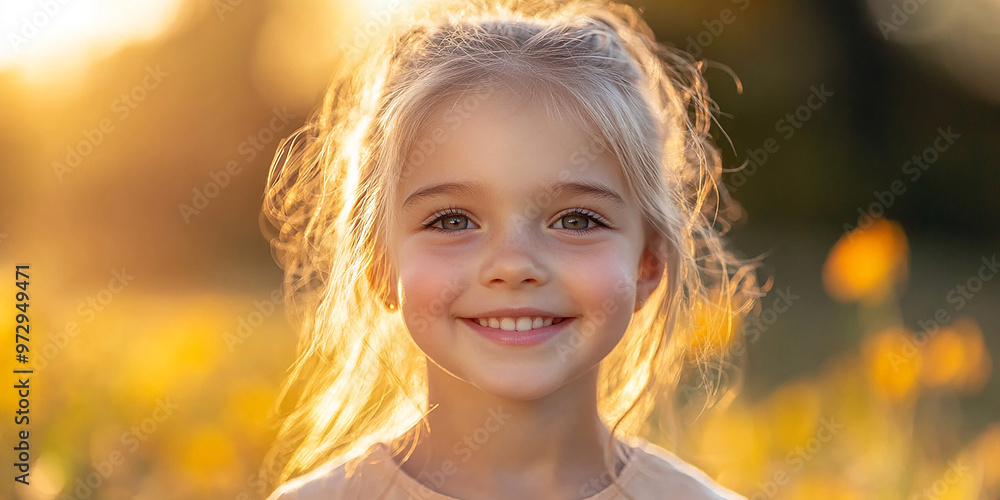 Portrait of a beautiful little girl looking at the camera Portrait of a beautiful little girl looking at the camera