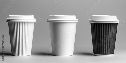 Wallpaper Mural Photo of a hot coffee in a paper cup Torontodigital.ca