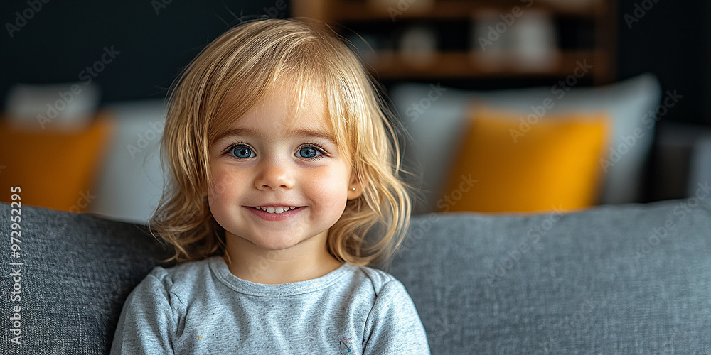 Portrait of a beautiful little girl looking at the camera Portrait of a beautiful little girl looking at the camera