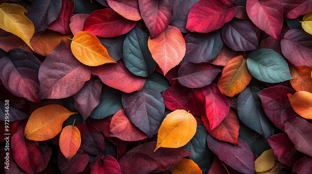 colorful mix of autumn leaves creating a lively and natural background, perfect for fall decorations and seasonal projects colorful mix of autumn leaves creating a lively and natural background, perfect for fall decorations and seasonal projects