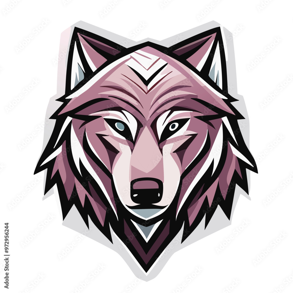 Obraz premium wolf head mascot