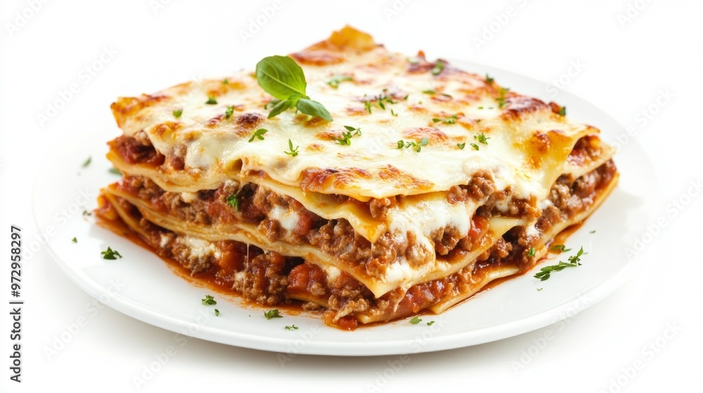 Lasagna with Meat Sauce and Cheese Lasagna with Meat Sauce and Cheese