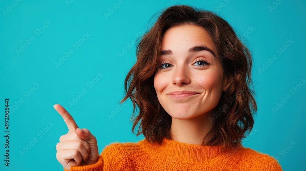 The Woman with Orange Sweater The Woman with Orange Sweater