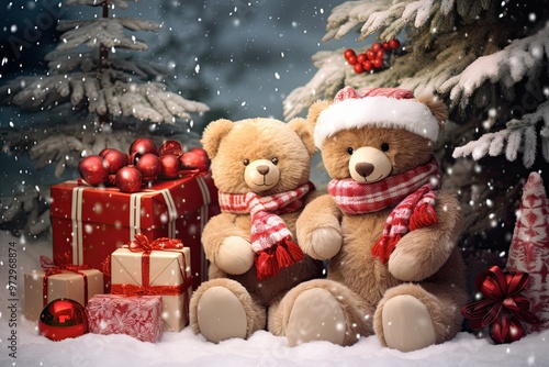 Cozy Christmas Haven: A Teddy Bear's Winter Wonderland
