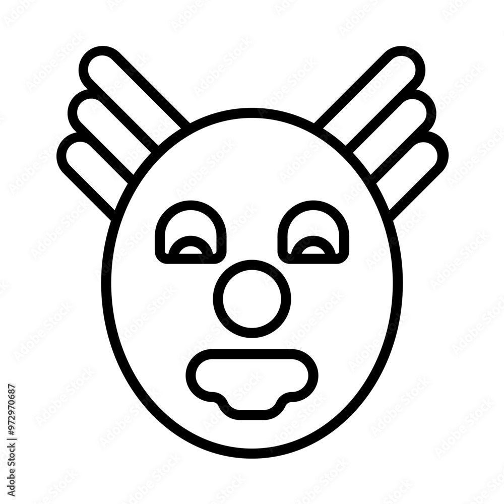 Clown Icon Design Clown Icon Design