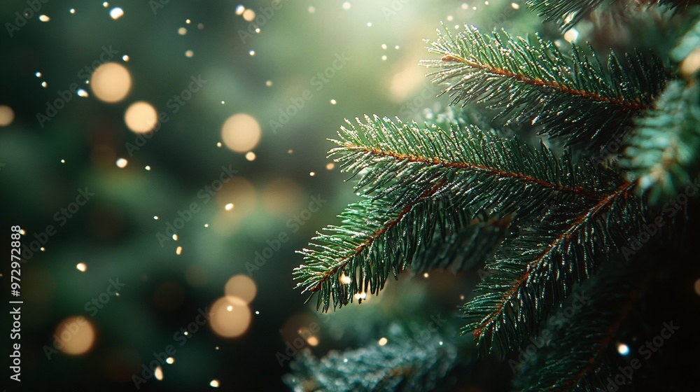 christmas tree closeup with ornaments and lights, a beautiful holiday background highlighting the festive season's sparkle christmas tree closeup with ornaments and lights, a beautiful holiday background highlighting the festive season's sparkle
