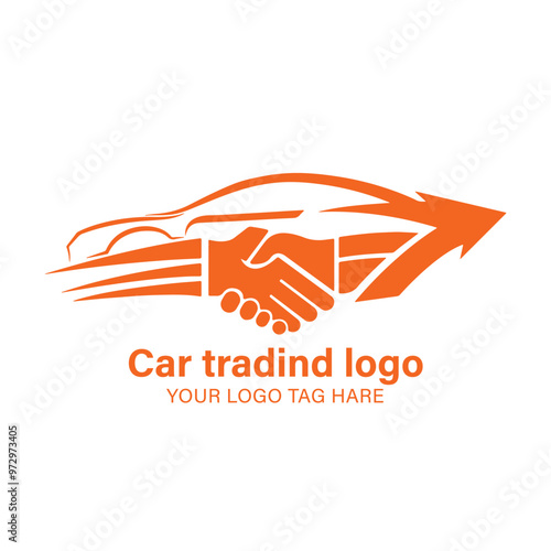 Trading logo vector icon.
