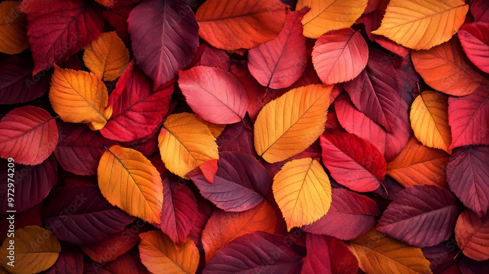 Autumn leaves background with copy space Autumn leaves background with copy space