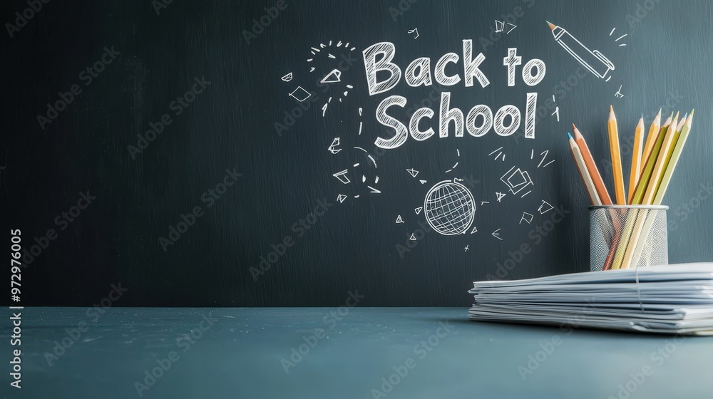 Blackboard with Blackboard with