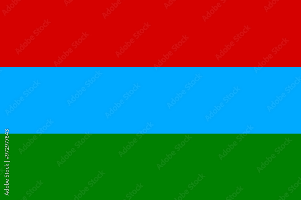 Flag of Republic of Karelia (Russian Federation, Russia) Flag of Republic of Karelia (Russian Federation, Russia)