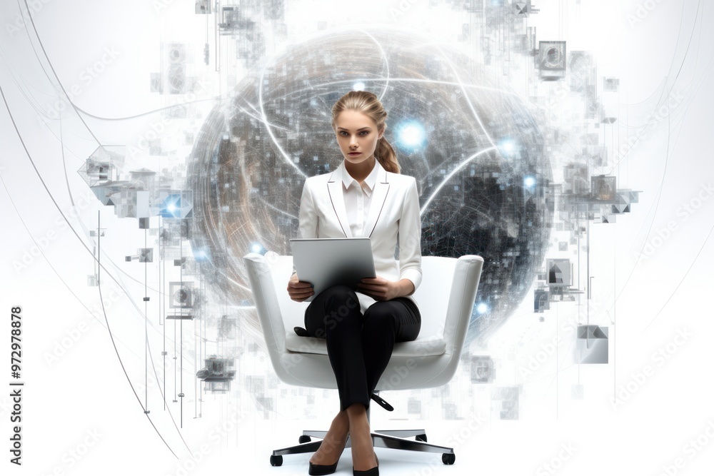 A future-forward executive envisions a world where technology enhances communication, empowering individuals and organizations to achieve limitless possibilities.