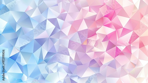 A vibrant, abstract geometric background featuring a blend of soft blue and pink hues, ideal for digital design projects.