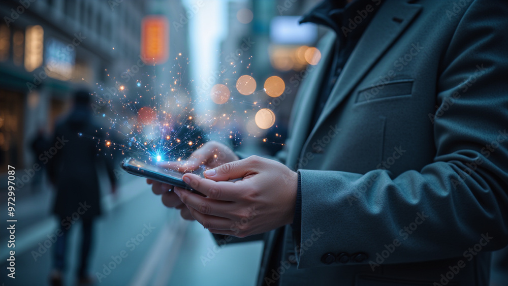 person holding a mobile phone person holding a mobile phone