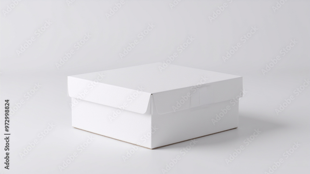 white box isolated on white white box isolated on white