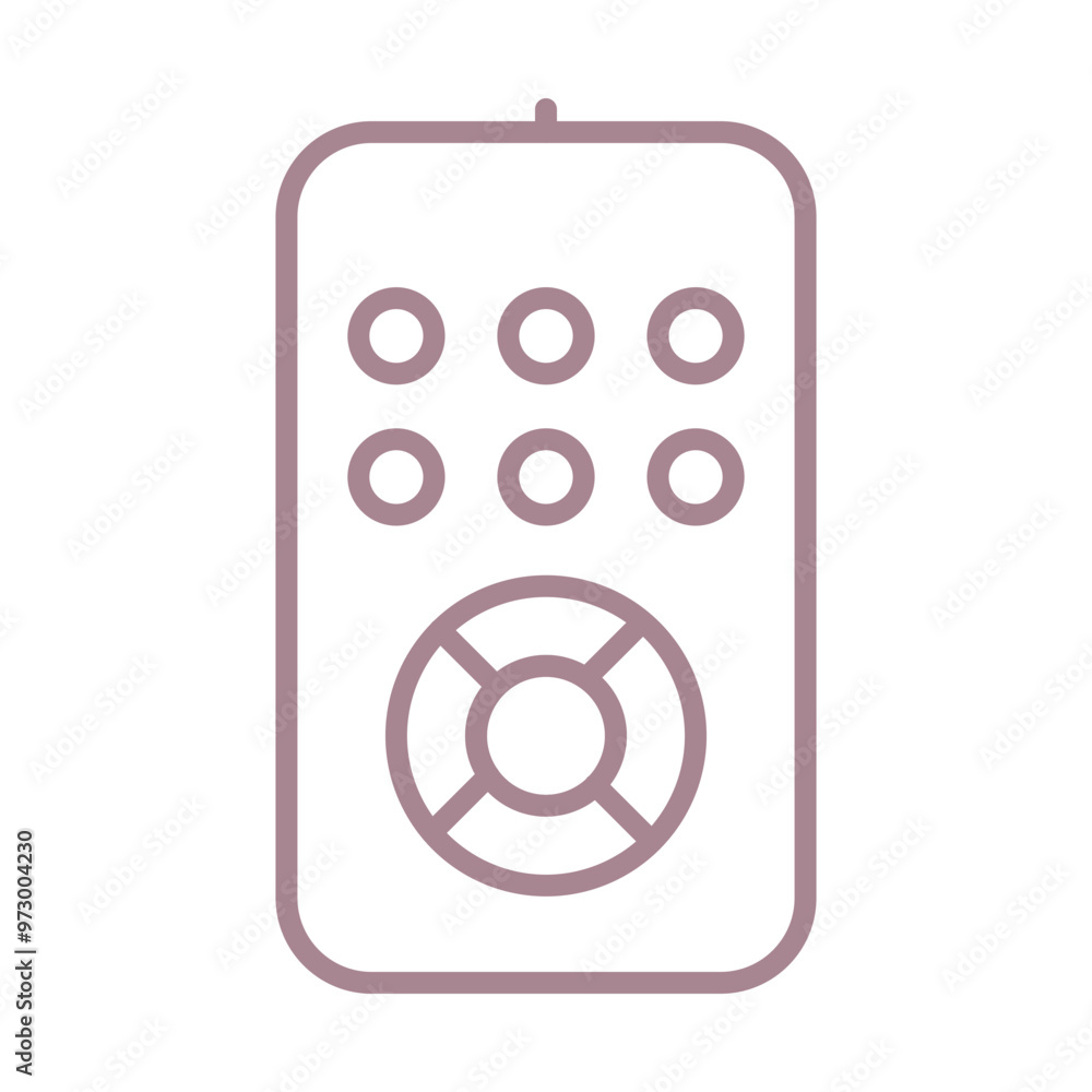 Television Remote Icon Design Television Remote Icon Design