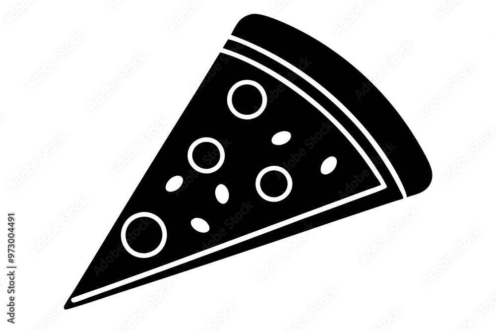 Pizza slice flat icon vector, Pizza silhouette
Pizza slice flat icon vector, Pizza silhouette